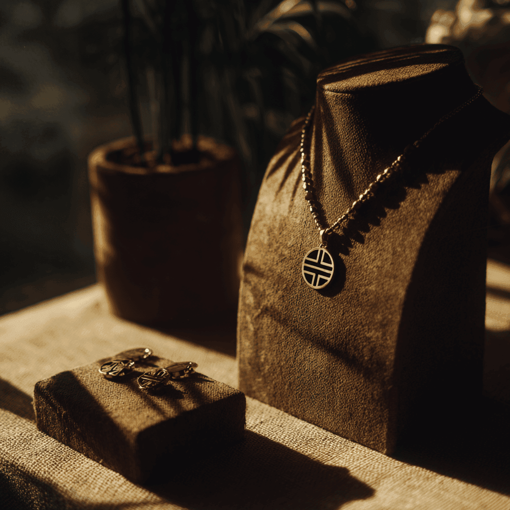 Adinkra Symbol Necklace