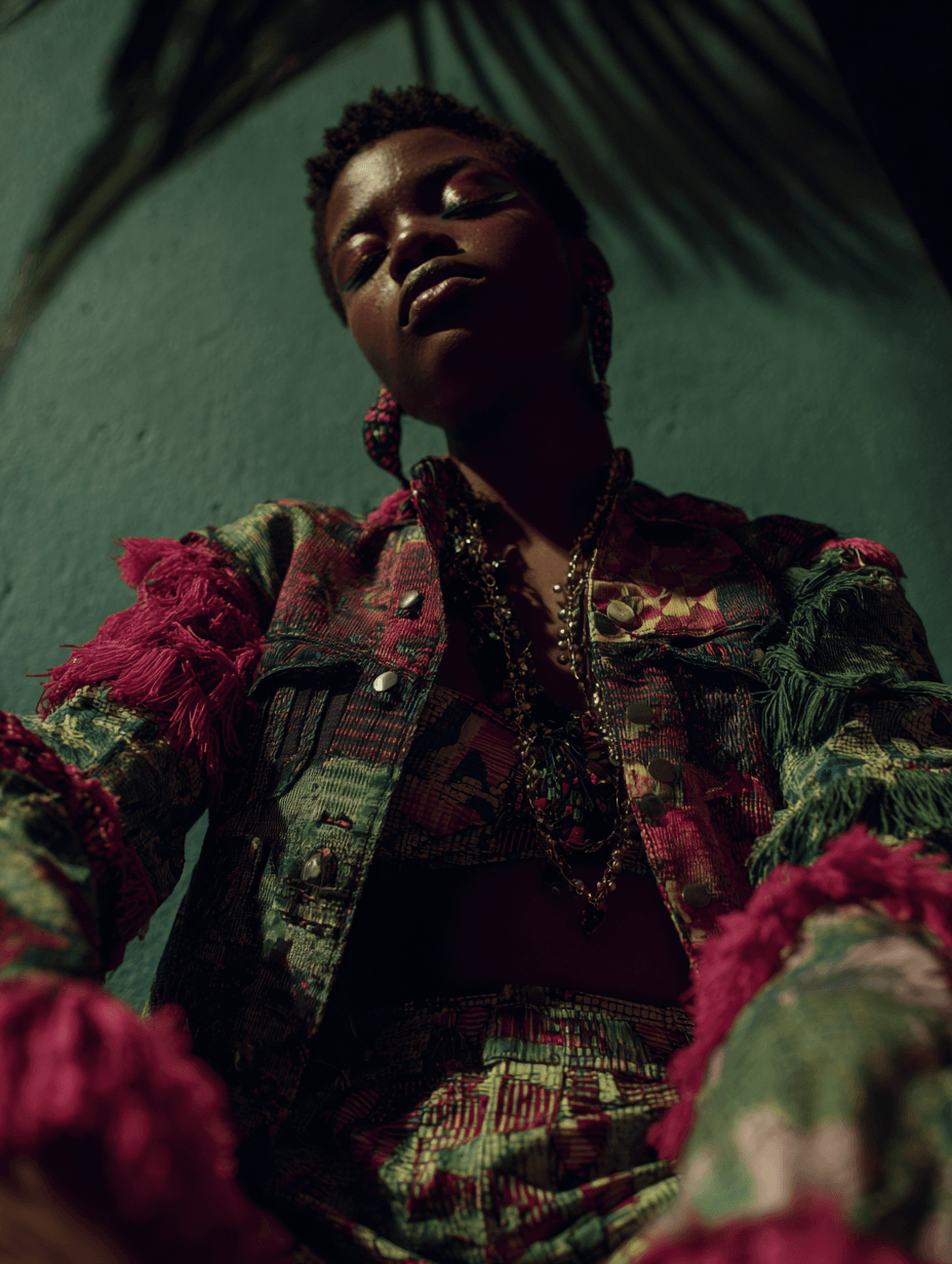 Pan-African Fashion Model